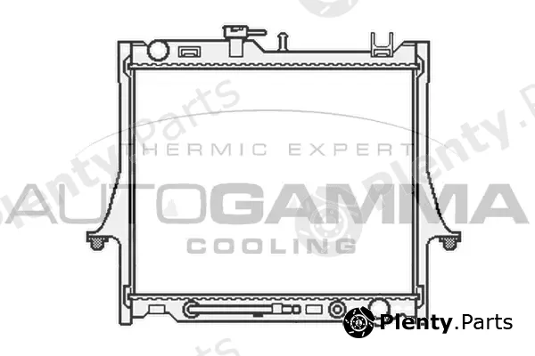 Autogamma 107045 — Radiator, engine cooling