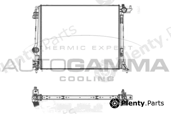 Autogamma 107663 — Radiator, engine cooling