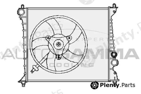 Autogamma 102894 — Radiator, engine cooling