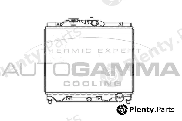 Autogamma 102910 — Radiator, engine cooling