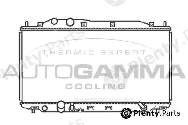 Autogamma 105125 — Radiator, engine cooling