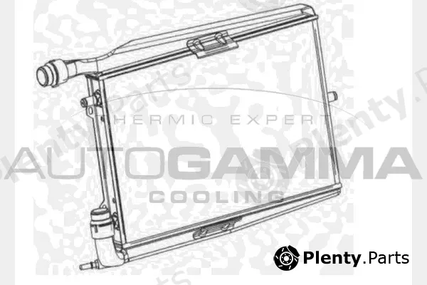 Autogamma 104370 — Radiator, engine cooling