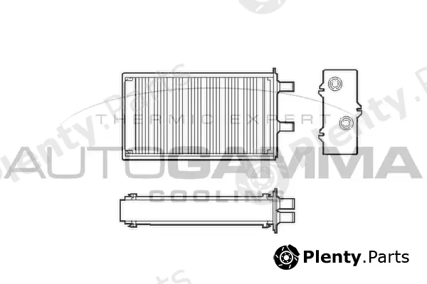 Autogamma 102425 — Heat Exchanger, interior heating