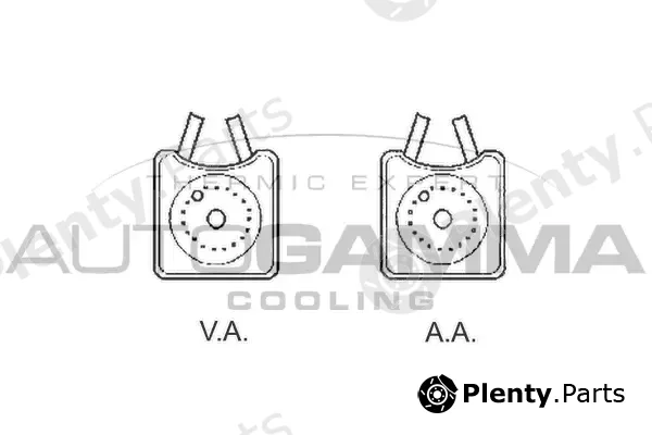 Autogamma 102486 — Oil Cooler, engine oil