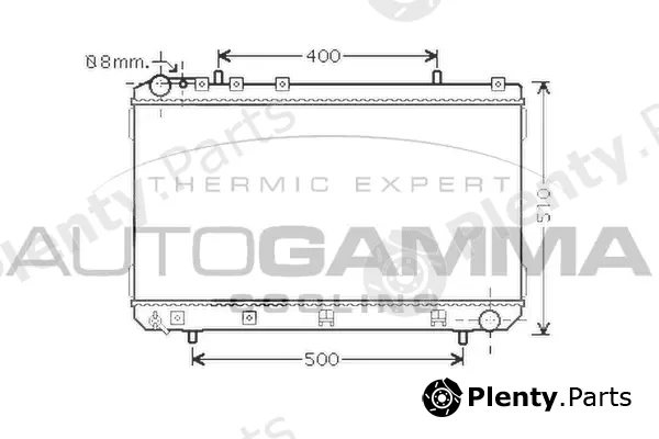 Autogamma 104257 — Radiator, engine cooling