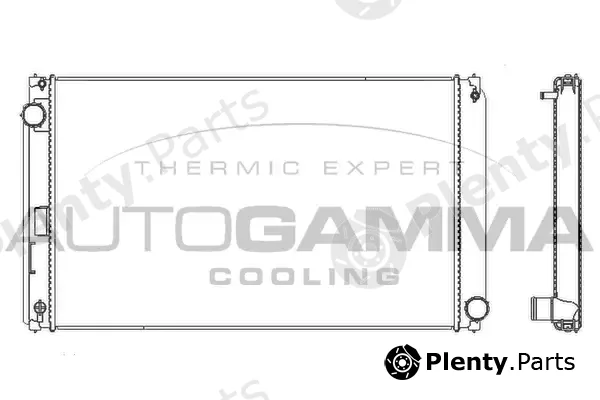 Autogamma 107792 — Radiator, engine cooling