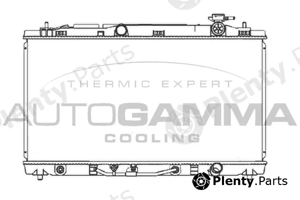 Autogamma 107062 — Radiator, engine cooling