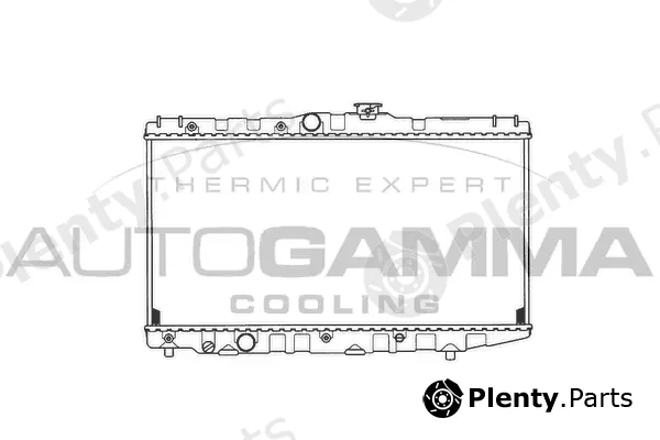 Autogamma 101014 — Radiator, engine cooling