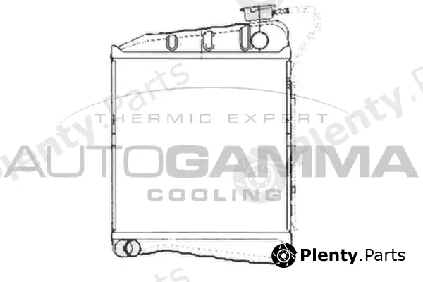 Autogamma 104203 — Radiator, engine cooling