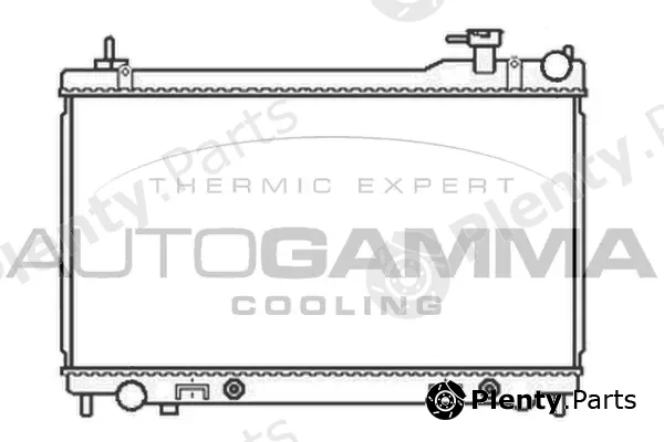 Autogamma 105759 — Radiator, engine cooling