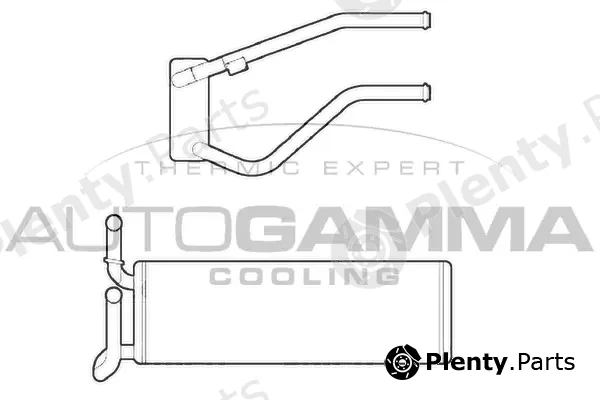 Autogamma 105894 — Heat Exchanger, interior heating