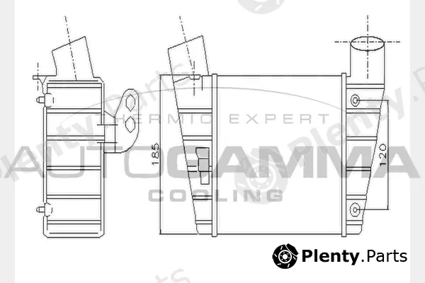 Autogamma 104431 — Charge Air Cooler