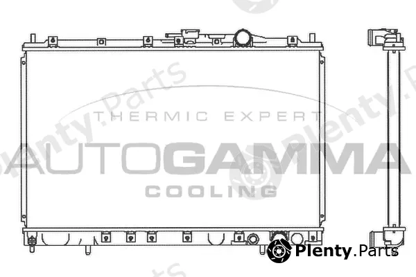 Autogamma 103061 — Radiator, engine cooling