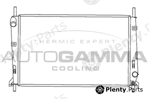 Autogamma 100369 — Radiator, engine cooling