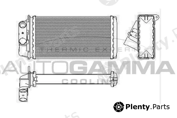 Autogamma 103969 — Heat Exchanger, interior heating