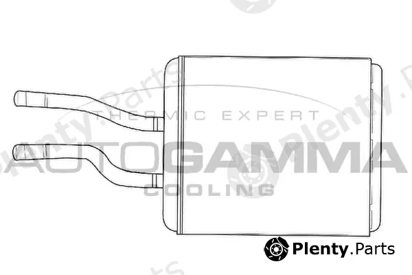 Autogamma 103009 — Heat Exchanger, interior heating