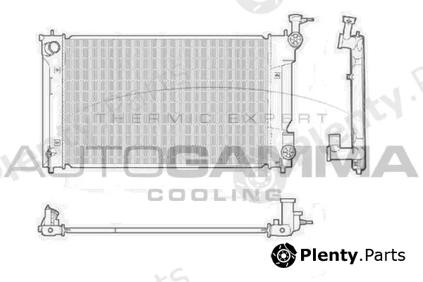 Autogamma 107997 — Radiator, engine cooling