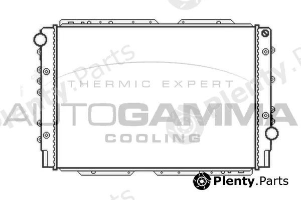 Autogamma 103437 — Radiator, engine cooling