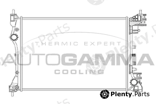 Autogamma 105365 — Radiator, engine cooling