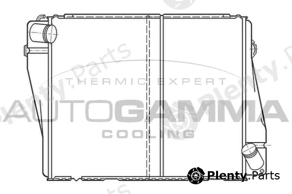 Autogamma 100081 — Radiator, engine cooling