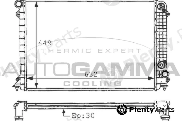 Autogamma 101119 — Radiator, engine cooling