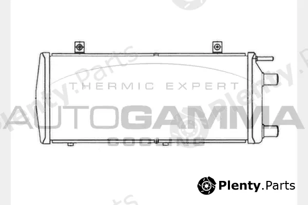 Autogamma 104033 — Radiator, engine cooling