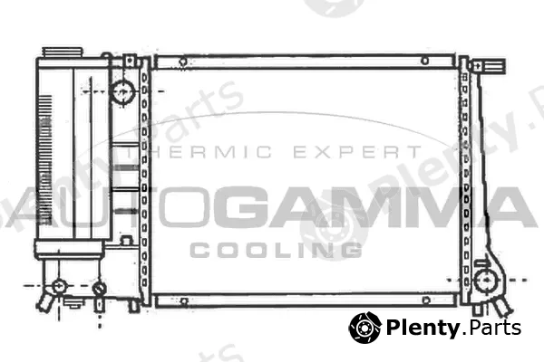Autogamma 101121 — Radiator, engine cooling