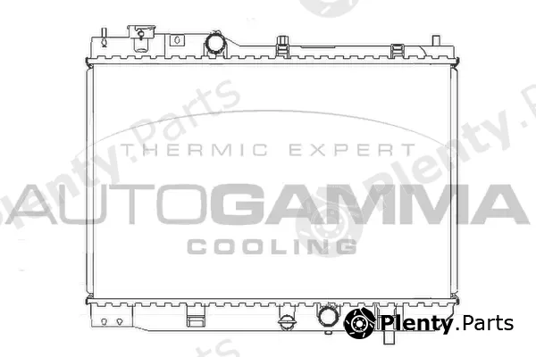 Autogamma 105109 — Radiator, engine cooling