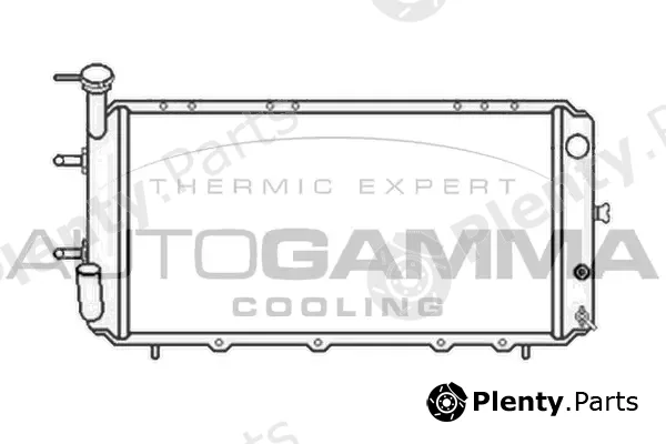 Autogamma 105576 — Radiator, engine cooling