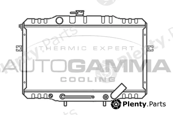 Autogamma 104081 — Radiator, engine cooling