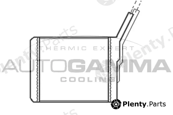 Autogamma 103527 — Heat Exchanger, interior heating