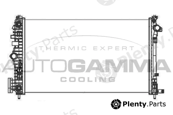 Autogamma 105321 — Radiator, engine cooling