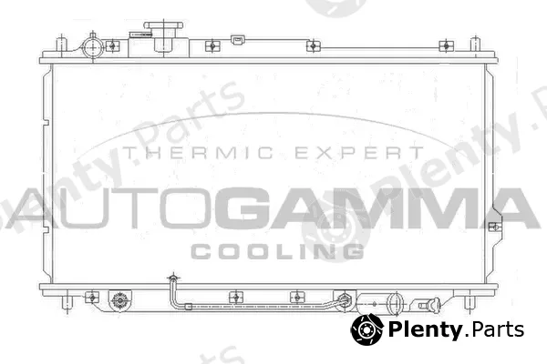 Autogamma 104653 — Radiator, engine cooling