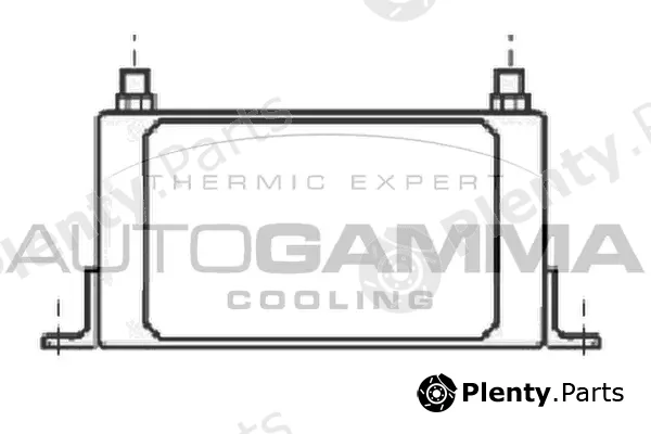 Autogamma 101537 — Oil Cooler, engine oil