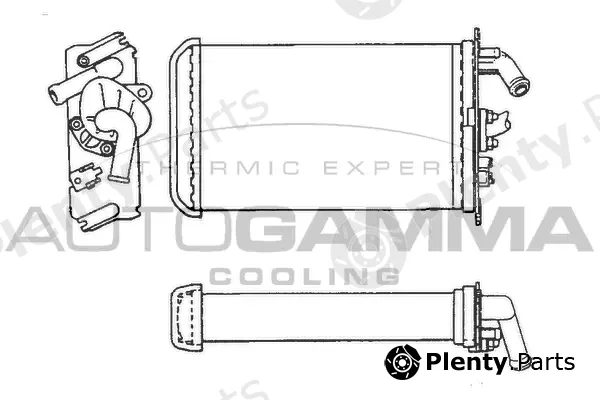 Autogamma 101690 — Heat Exchanger, interior heating