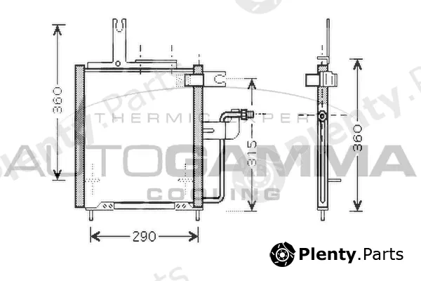Autogamma 104457 — Condenser, air conditioning