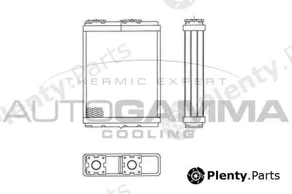 Autogamma 103510 — Heat Exchanger, interior heating