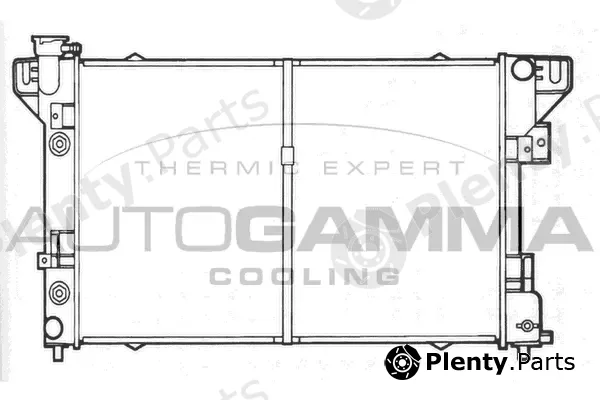 Autogamma 101988 — Radiator, engine cooling