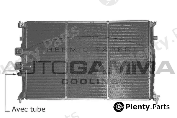 Autogamma 101980 — Radiator, engine cooling