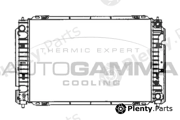 Autogamma 103074 — Radiator, engine cooling