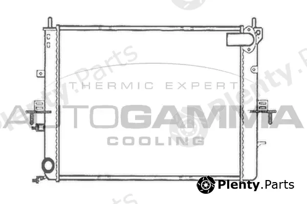 Autogamma 102937 — Radiator, engine cooling