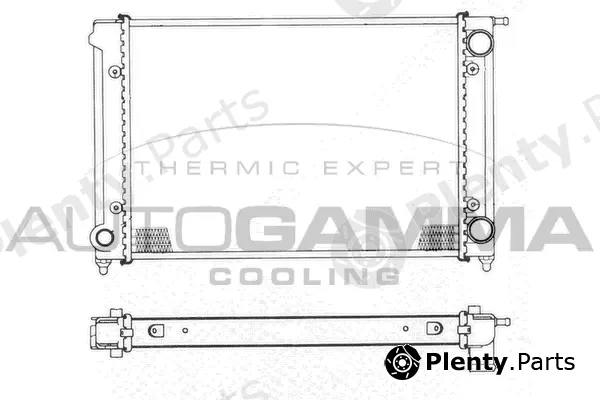 Autogamma 101054 — Radiator, engine cooling