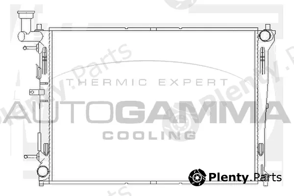 Autogamma 104414 — Radiator, engine cooling