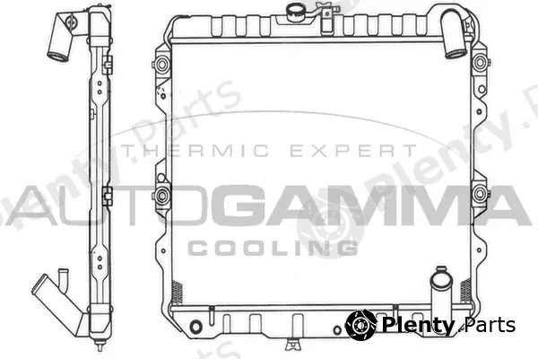 Autogamma 101216 — Radiator, engine cooling