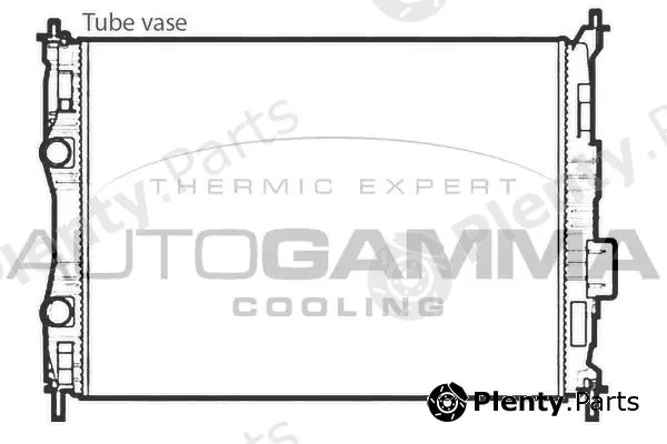 Autogamma 107756 — Radiator, engine cooling