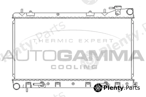 Autogamma 107054 — Radiator, engine cooling