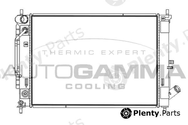 Autogamma 107931 — Radiator, engine cooling