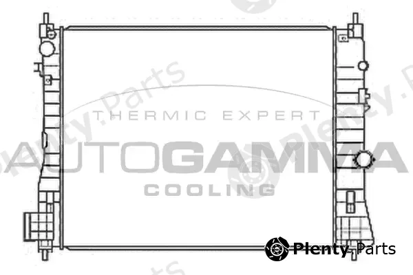 Autogamma 107896 — Radiator, engine cooling