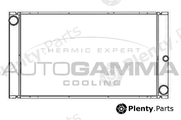 Autogamma 107411 — Radiator, engine cooling