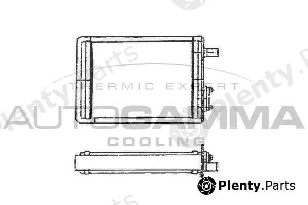 Autogamma 101649 — Heat Exchanger, interior heating